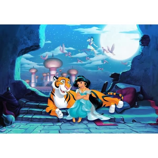 Aladdin Disney fototapet - Jasmin - 368 cm x 254 cm - Barnmotiv - Att sticka