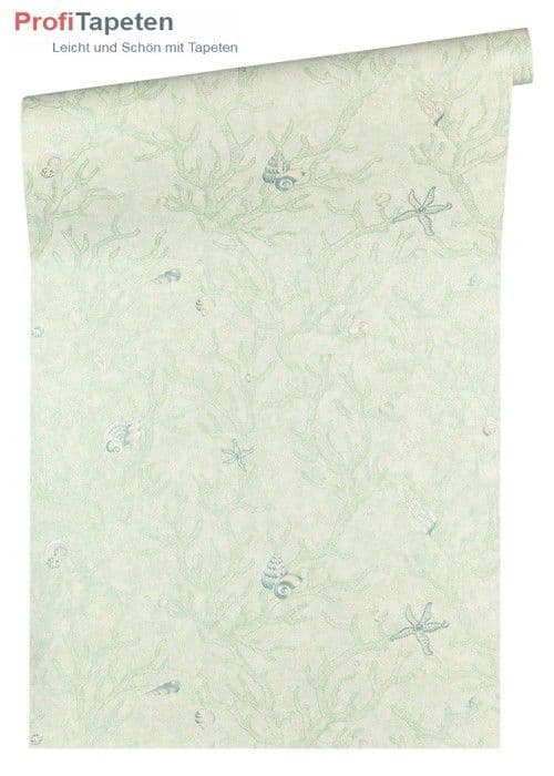 A.S. Creation Versace 3 344962 non-woven tapet natur 0.70 m x 10.05 m grön