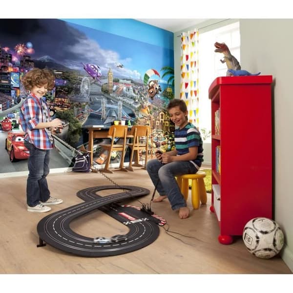 Fototapet - Disney - Cars World - 368cm x 254cm - Non-woven - Disney-licens