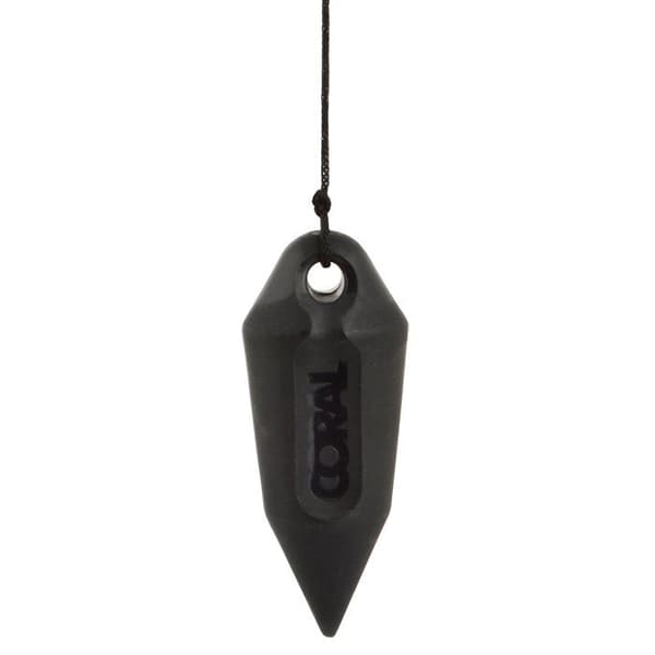 Coral tools - 69300 - Coral Essentials Plumb Bob i lätt nylon med rep för upphängning av tapeter, Svart, 20 g