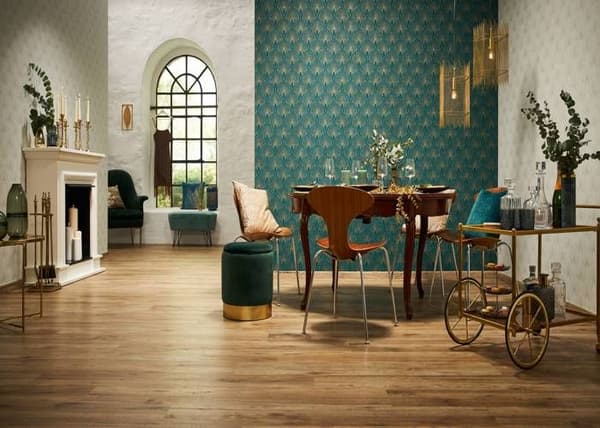 A.S. Creation New Walls 374275 non-woven tapet vintage 0.53 m x 10.05 m grön