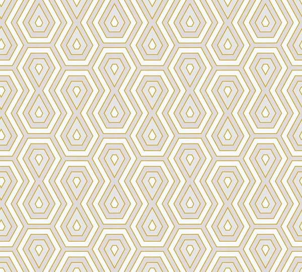 A.S. Creation 377071 Vinyltapet Vintage 0.53 m x 10.05 Guld