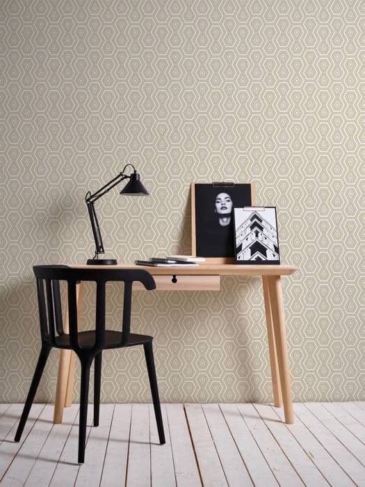 A.S. Creation 377071 Vinyltapet Vintage 0.53 m x 10.05 Guld