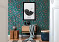 Miniatyrbild 1 av 6: A.S. Creation 377542 Non-woven tapet med blommor 0.53 m x 10.05 Blå