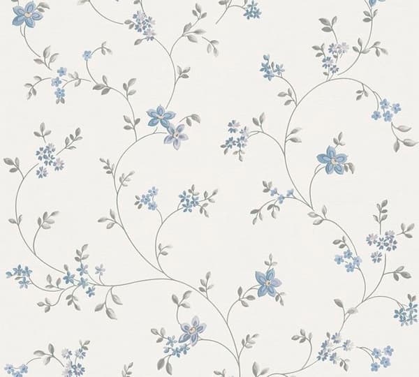 A.S. Creation Maison Charme 390713 Non-vävd tapet blommor 10.05 x 0.53 m Ecru