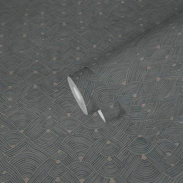 A.S. Creation Nara 387421 Non-woven tapet med mönster och motiv 10.05 x 0.53 m Blå