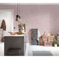 Miniatyrbild 5 av 5: A.S. Création Unitapete Trendwall 2 enfärgat tapet non-woven matt rosa fint strukturerad 380894 38089-4