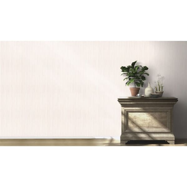 Non-woven tapet 252750 tapet randiga vågor 53 x 1005 cm Rasch Bambino XIX vit rosa