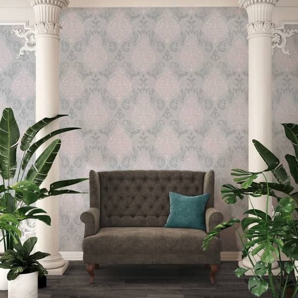 A.S. Creation Memory 3 953726 papper non-woven barock 0.53 m x 10.05 m grå