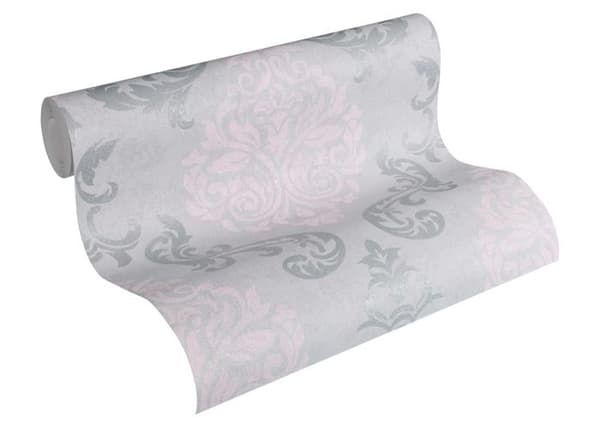A.S. Creation Memory 3 953726 papper non-woven barock 0.53 m x 10.05 m grå