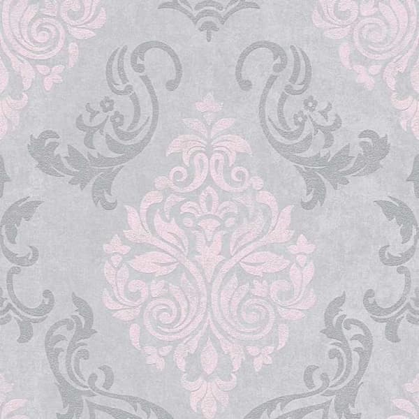 A.S. Creation Memory 3 953726 papper non-woven barock 0.53 m x 10.05 m grå