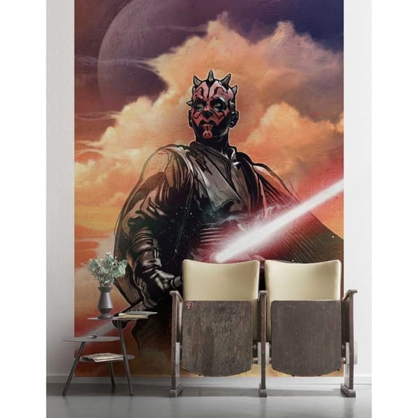 Komar Tapet Foto Star Wars Darth Laser Sabre Dubbelansikte Sith Lord 280 x 200 cm Intissé