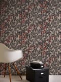 Miniatyrbild 3 av 6: A.S. Creation 377543 Non-woven tapet med blommor 0.53 m x 10.05 Brun