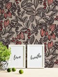 Miniatyrbild 2 av 6: A.S. Creation 377543 Non-woven tapet med blommor 0.53 m x 10.05 Brun