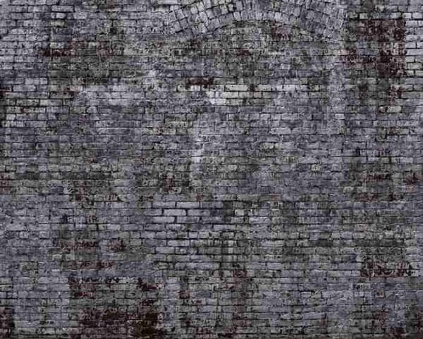 Rasch tapet 940954 - Tapet på non-woven med grå stenimitation - 3,00m x 3,72m L x B