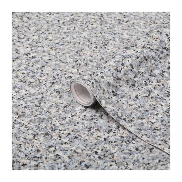 DC-FIX - Självhäftande rullsten porrinho grå / vit 2mx67.5CM