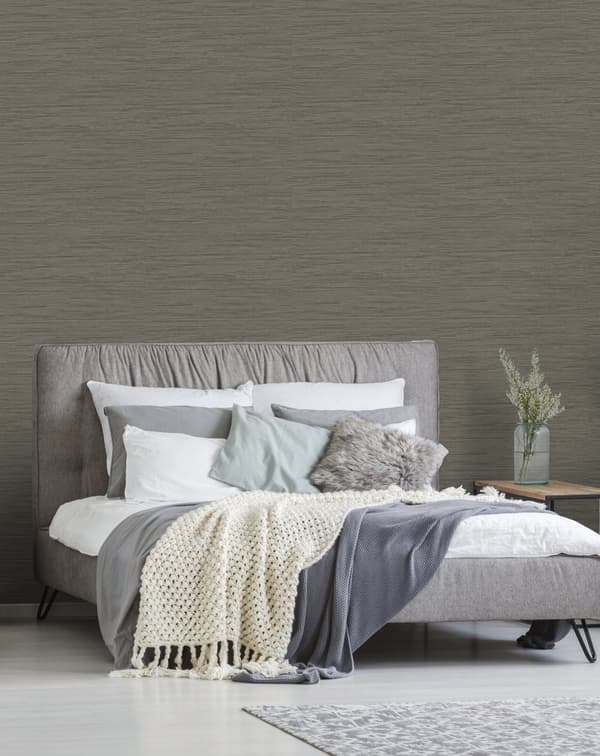 Superfresco Easy - Non-woven tapet - Gräspapper Taupe