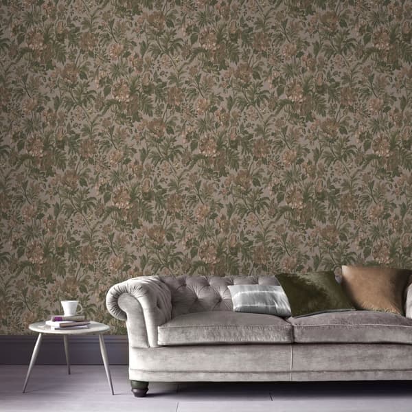 Superfresco Easy - Non-woven tapet - Isa Flowers Gammelrosa