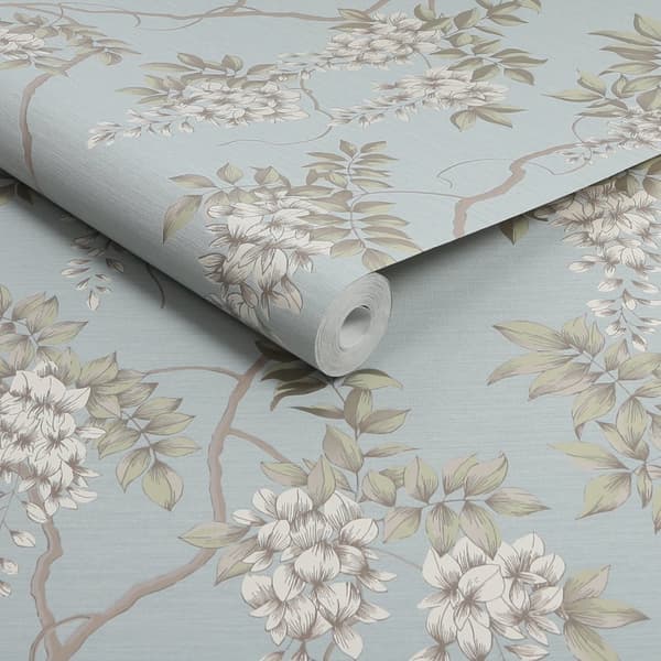 Superfresco Easy - Non-woven tapet - Wisteria Duck Egg