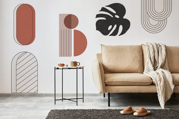 Vægklistermærker Abstraktion 100x200cm