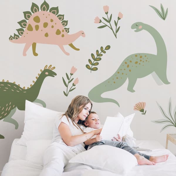 Lasten seinätarrat dinosaurukset 75x150cm