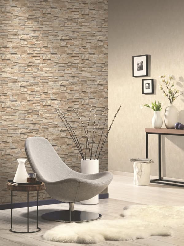 Vinylväggtapet steneffekt 3D