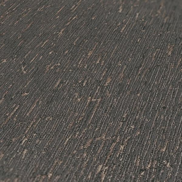 A.S. Creation Smart Surfaces 395626 Non-woven tapet med stensstruktur 0.53 x 10.05 m Svart