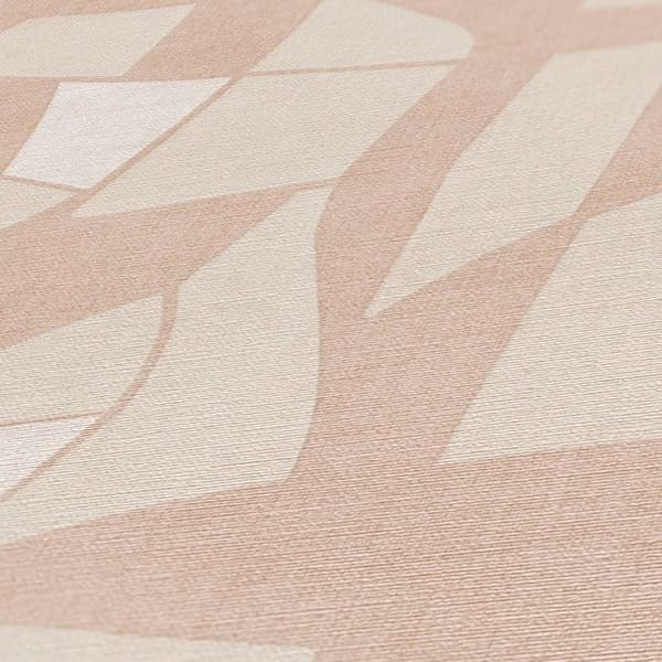 Tapet - A.S. CREATION - Antigua - Geometriskt mönster - Vinyl på non-woven - Beige
