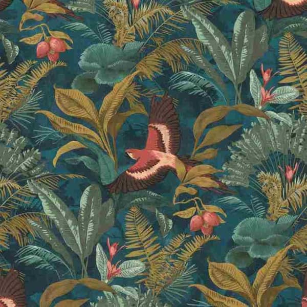 Rasch Selection 639216 Tapet non-woven Mönster &amp; Motif 10.05 x 0.53 m Grön Röd