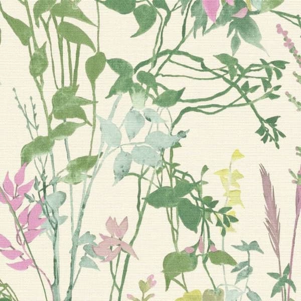 Non-woven tapet 10258-05 blommigt tapet 0,53 x 10,05 m Erismann Casual Chic grön