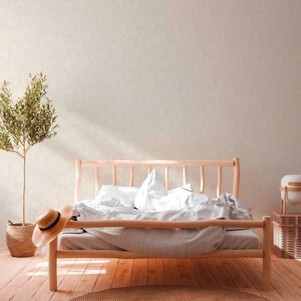 A.S. Creation Terra 389224 Non-woven tapet en enfärgad 10.05 x 0.53 m Ecru