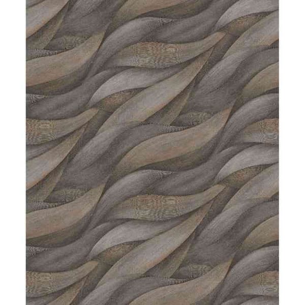Tapet non-woven 10257-10 Grafiskt tapet 0,53 x 10,05 m Erismann Casual Chic brun