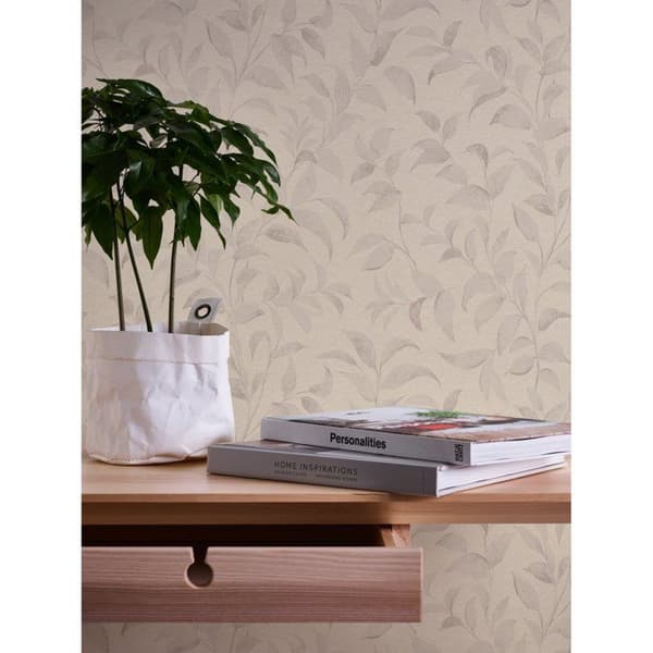 A.S. Creation Premium Väggen 2 389625 Tapet Non-woven Blommor 10.05 x 0.53 m Grå