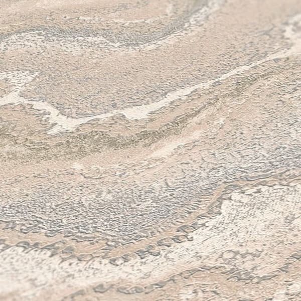 Tapet Giacomo Marmor M1-No.11191 Non-vävd Beige Crème Tadessi 10,05 m x 0,53 m