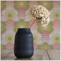 Miniatyrbild 1 av 5: Papper Tapet Lenni Blommor M1-No.10943 Non-woven Rosa Grön Tadessi 8.50 m x 0.53 m