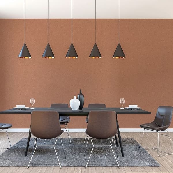 enfärgat enhetligt tapet M1-No.10991 non-woven röd orange Tadessi 10.05 m x 0.53 m