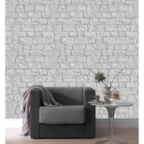 Väggtapet non-woven 10394-31 Väggtapet Pierre Béton 0.53 x 10.05 m Erismann Bestseller Grå
