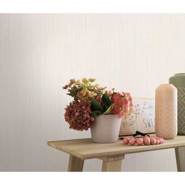 vinyl expander 10252-14 oändad tapet enfärgad 0,53 x 10,05 m Erismann collage kräm