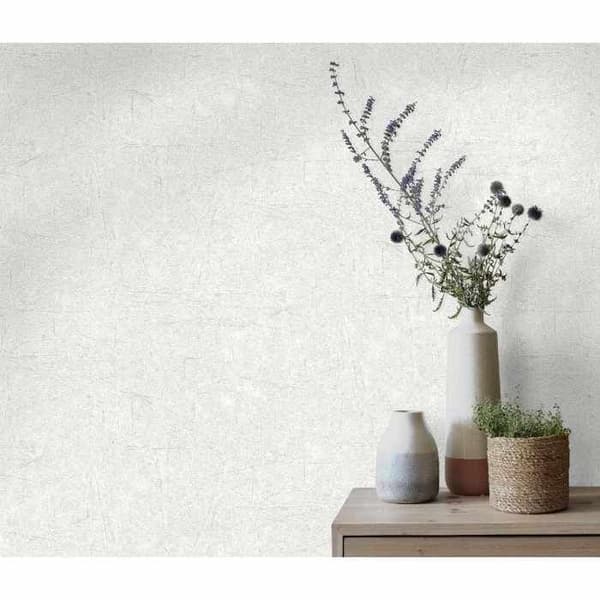 Tyg intissé 10315-01 enfärgad tyg 0,53 x 10,05 m Erismann Focus vit