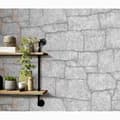 Miniatyrbild 5 av 6: vinyl expanderad 10297-14 non-woven tapet sten betong 0.53 x 10.05 m Erismann Focus crème