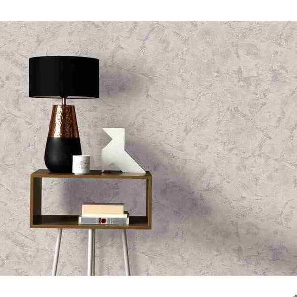 vinyl expanderad 6081-37 non-vävd tapet enfärgad 0.53 x 10.05 m Erismann Bestseller brun grå