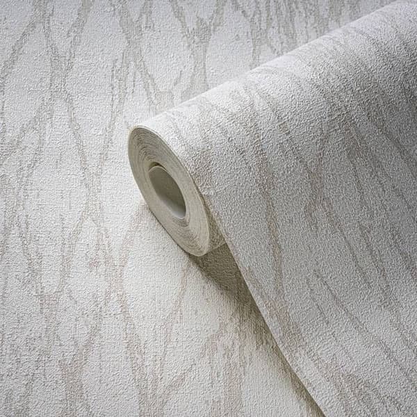 A.S. Creation Smart Surfaces 395631 Non-woven tapet med stenutseende 0.53 x 10.05 m Vit