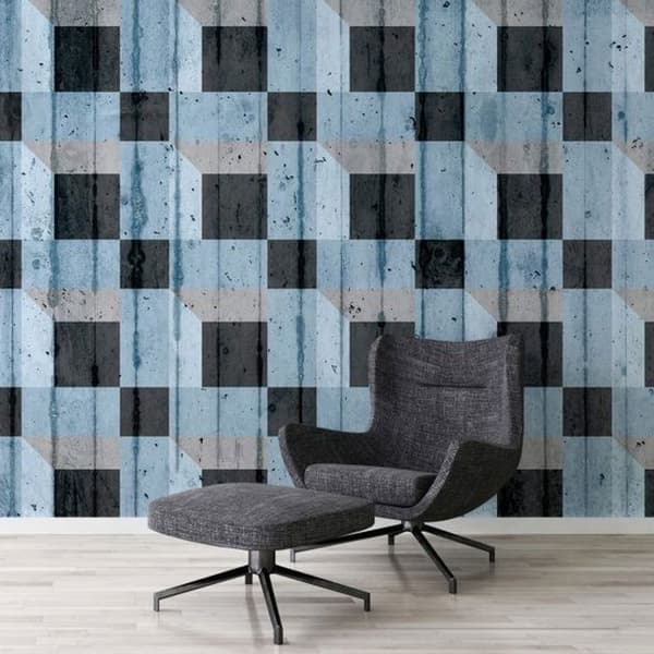 A.S. Creation Tapetkollektion Atelier 47 DD117025 Utseende 3D Blå