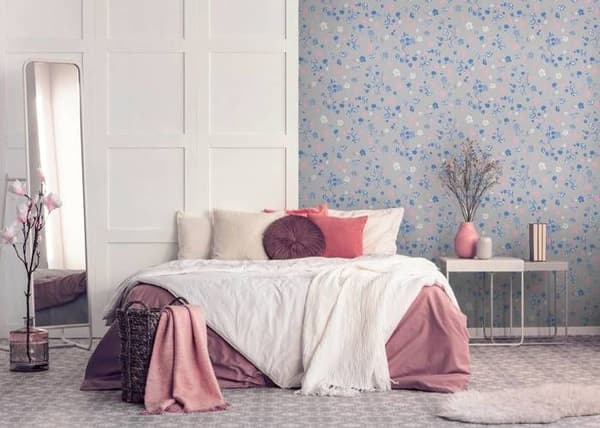 A.S. Creation Turnowsky 389074 Non-woven tapet Blommor 10.05 x 0.53 m Grå