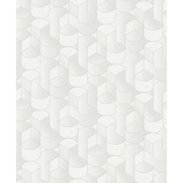vinyl expanderat 10384-31 non-woven tapet grafisk 0.53 x 10.05 m Erismann Collage grå