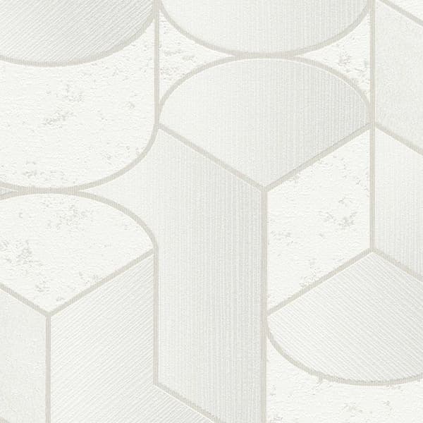 vinyl expanderat 10384-31 non-woven tapet grafisk 0.53 x 10.05 m Erismann Collage grå