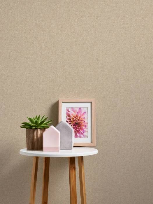 A.S Creation Famous Garden 393538 Non-woven tapet enfärgad 10,05 x 0,53 m Beige vardagsrum sovrum kontor naturlig look
