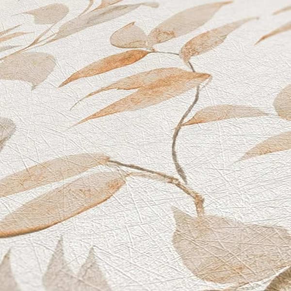 A.S. Creation Premium Väv Tapet 2 389623 Blommor 10.05 x 0.53 m Vit