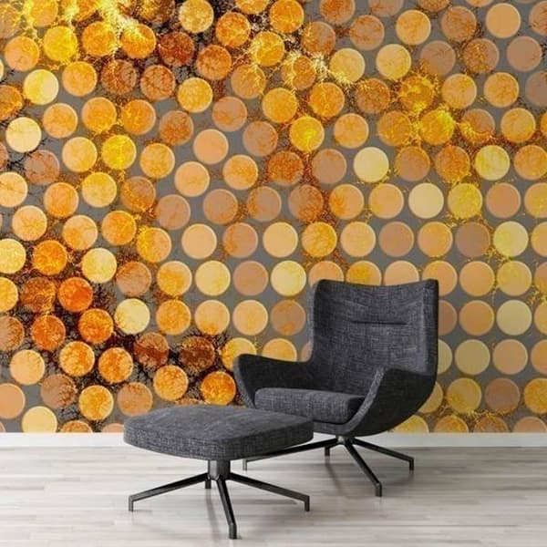 A.S. Creation Tapet samling Atelier 47 DD117205 Aspekt 3D Orange