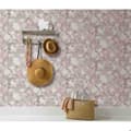 Miniatyrbild 5 av 5: Tapet non-woven 02513-70 Tapet Blommor Floral 0.53 x 10.05 m Erismann Bestseller Rosa